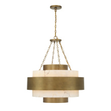 Savoy House 7-3091-6-339 - Davenport 6-Light Pendant in Antique Patina