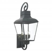 Crystorama DUM-9804-GE - Dumont 14.5'' Graphite Outdoor Sconce