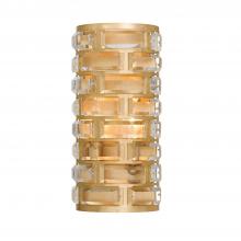 Crystorama MER-4862-GA - Meridian 6.5'' Antique Gold Sconce