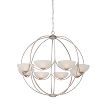 Eurofase 27977-019 - Carlucci, 8Lt Chandelier, Silver