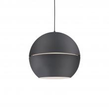 Kuzco Lighting Inc 494024-BK - Lucas 24-in Black 1 Light Pendant
