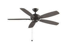 Fanimation FP6284GR - Aire Deluxe 52 inch Indoor Ceiling Fan - Matte Greige with Weathered Wood blades